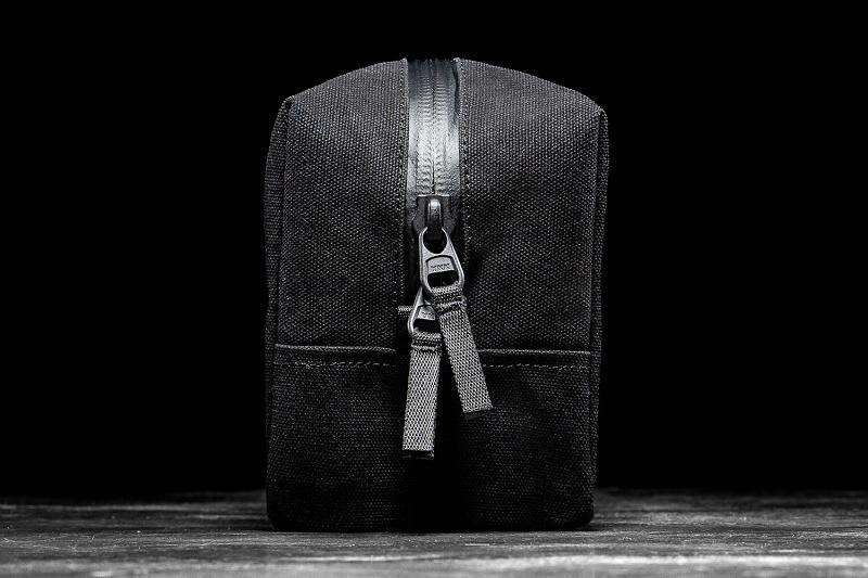 Women's Nobull Waxed Canvas Kit Bags Black | SG E3227B